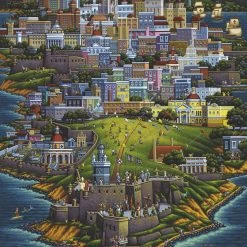 New 👍 Dowdle Folk Art 500 Pieces Puerto Rico 👏