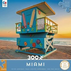 Best reviews of ✨ Ceaco 300 Pieces Miami 🔔 -BEACH & OCEAN Puzzles Shop 021081223119 bflat