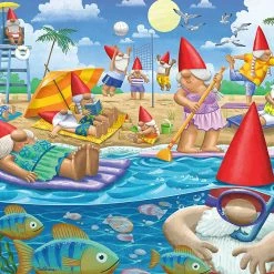 Hot Sale ✨ Ceaco 300 Pieces Gnome Sweet Gnome - Beach Day 💯