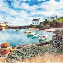 Budget 🧨 Pierre Belvedere 500 Pieces Watercolor Boat & Fishnet ✨