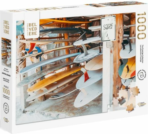 Promo 😍 Pierre Belvedere 1000 Pieces Surf Boards 🎉 -BEACH & OCEAN Puzzles Shop 061152817403 b3d