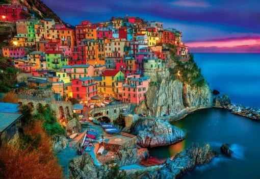 Cheap 👍 Buffalo Games 2000 Pieces Cinque Terre 🧨 -BEACH & OCEAN Puzzles Shop 079346020348 1