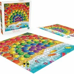 Cheapest 🔥 Buffalo Games 300 Pieces Rainbow Umbrellas 🔥 -BEACH & OCEAN Puzzles Shop 079346027910 O