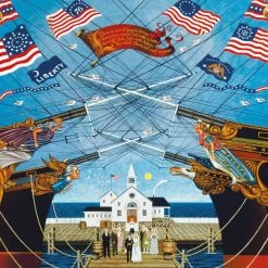 Discount ✔️ Buffalo Games 500 Pieces Dockside Marriage 💯