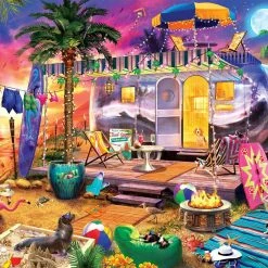 Best Pirce 🔔 Buffalo Games 1000 Pieces Beach Holiday 🛒