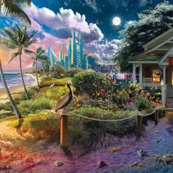 Brand new ✔️ Buffalo Games 1000 Pieces Beach Cabin 😉