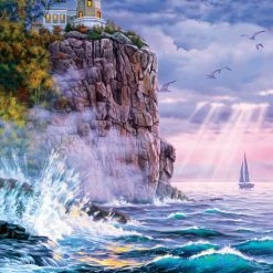 Cheapest 😀 Buffalo Games 1000 Pieces Keeping The Light ✨