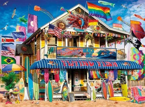 Best deal 😍 Buffalo Games 1000 Pieces Surf Shack ✨ -BEACH & OCEAN Puzzles Shop 079346122189