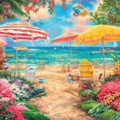 Coupon ⭐ Buffalo Games 1000 Pieces Perfect Day At The Beach 🎁