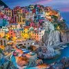 Outlet ✨ Buffalo Games 2000 Pieces Dusk At Cinque Terre New 🔥