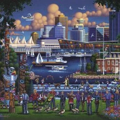 Hot Sale 🔔 Dowdle Folk Art 1000 Pieces Stanley Park ✨