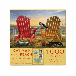 Hot Sale βοΈ SunsOut 1000 Pieces Cat Nap At The Beach π 7 Hot Sale βοΈ SunsOut 1000 Pieces Cat Nap At The Beach π -BEACH & OCEAN Puzzles Shop 30112catnapatthebeach front