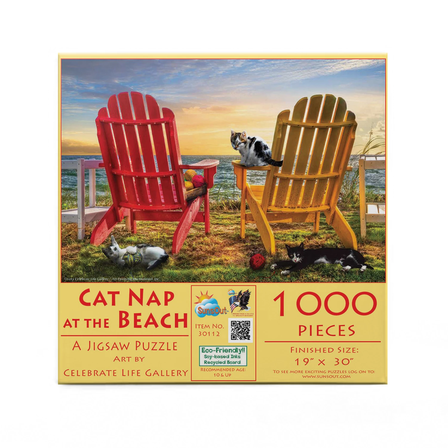 Hot Sale βοΈ SunsOut 1000 Pieces Cat Nap At The Beach π 5 Hot Sale βοΈ SunsOut 1000 Pieces Cat Nap At The Beach π - Image 3