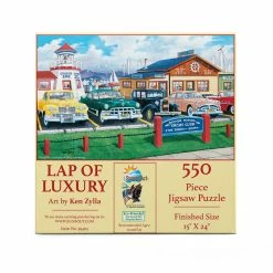 Hot Sale ⌛ SunsOut 550 Pieces Lap Of Luxury 🔥 -BEACH & OCEAN Puzzles Shop 39403lapofluxury550 front