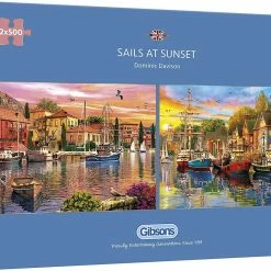 Wholesale 💯 Gibsons 500 Pieces Sails At Sunset 😀