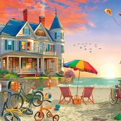 Buy 😉 RoseArt 500 Pieces Puzzle Collector 500 - Victorian Beach House 🔔