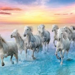 Best Sale 🤩 Trefl 500 Pieces Galloping White Horses ✔️
