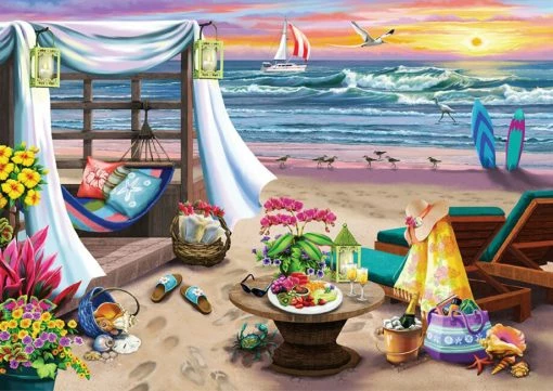 Hot Sale 😀 Wooden City Varies Pieces ☀️ Summertime 💯 -BEACH & OCEAN Puzzles Shop 5904151823219 1