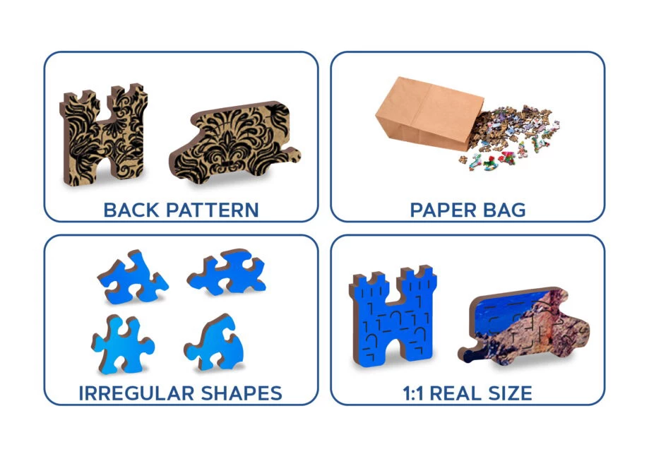 Deals π Wooden City 200 Pieces Santorini Greece π 6 Deals π Wooden City 200 Pieces Santorini Greece π - Image 4