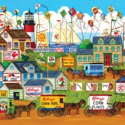 Discount 🛒 RoseArt 1000 Pieces Town By The Sea 🥰