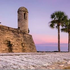 Budget 🤩 Pigment & Hue 140 Pieces Castillo De San Marcos View MiniPix® Puzzle ✔️
