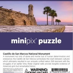 Budget 🤩 Pigment & Hue 140 Pieces Castillo De San Marcos View MiniPix® Puzzle ✔️ -BEACH & OCEAN Puzzles Shop 653370519995 B2