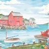 Best deal 🧨 Heritage Puzzles 550 Pieces Harborside 👍 -BEACH & OCEAN Puzzles Shop 654497105269