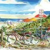 Best Pirce ❤️ Heritage Puzzles 550 Pieces No Bicycles On The Beach ✔️ -BEACH & OCEAN Puzzles Shop 654497105337