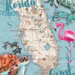 Cheapest 🔥 Heritage Puzzles 550 Pieces Florida Coast 🧨