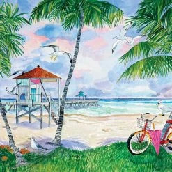 Wholesale ✨ Heritage Puzzles 550 Pieces Bike To The Beach 🎉