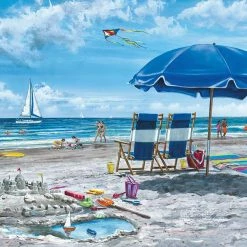 Coupon 😀 Heritage Puzzles 550 Pieces Fun In The Sun 🔥