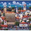 Wholesale 👏 Dowdle Folk Art 500 Pieces Santa Barbara Downtown 😍