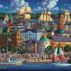 Wholesale ⭐ Dowdle Folk Art Stockholm 🥰 -BEACH & OCEAN Puzzles Shop 671095104838 1