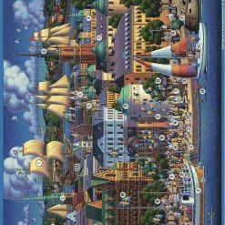 Wholesale ⭐ Dowdle Folk Art Stockholm 🥰 -BEACH & OCEAN Puzzles Shop 671095104838 B2