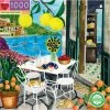 Budget 🔥 EeBoo 1000 Pieces Cats In Positano 👍 -BEACH & OCEAN Puzzles Shop 689196509209 1A