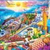 New 🛒 MasterPieces 300 Pieces Santorini Sails 😍 -BEACH & OCEAN Puzzles Shop 705988321818