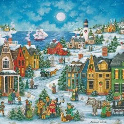 Cheap 🌟 MasterPieces 1000 Pieces Harbor Side Carolers 🌟