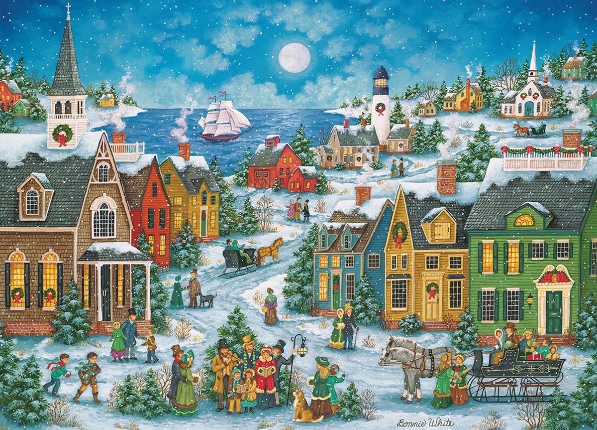 Cheap π MasterPieces 1000 Pieces Harbor Side Carolers π 3 Cheap π MasterPieces 1000 Pieces Harbor Side Carolers π