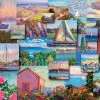 Best deal 🥰 Karmin International 550 Pieces Sailing Away 🧨 -BEACH & OCEAN Puzzles Shop 773392021600 2