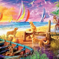 Best deal โ Buffalo Games 750 Pieces ๐ฆฎ Dog Days: ๐ฆฎ Dog Day At The Pier โญ