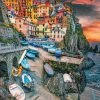 Best Pirce 🌟 Buffalo Games 1000 Pieces BLANC Series: Cinque Terre Skies 🎁 -BEACH & OCEAN Puzzles Shop 79346510009 1