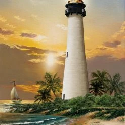 Hot Sale ✔️ SunsOut 500 Pieces Cape Florida Lighthouse 👍