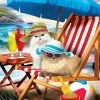 Best deal 👏 SunsOut 300 Pieces Beach Cats 💯 -BEACH & OCEAN Puzzles Shop 796780288652