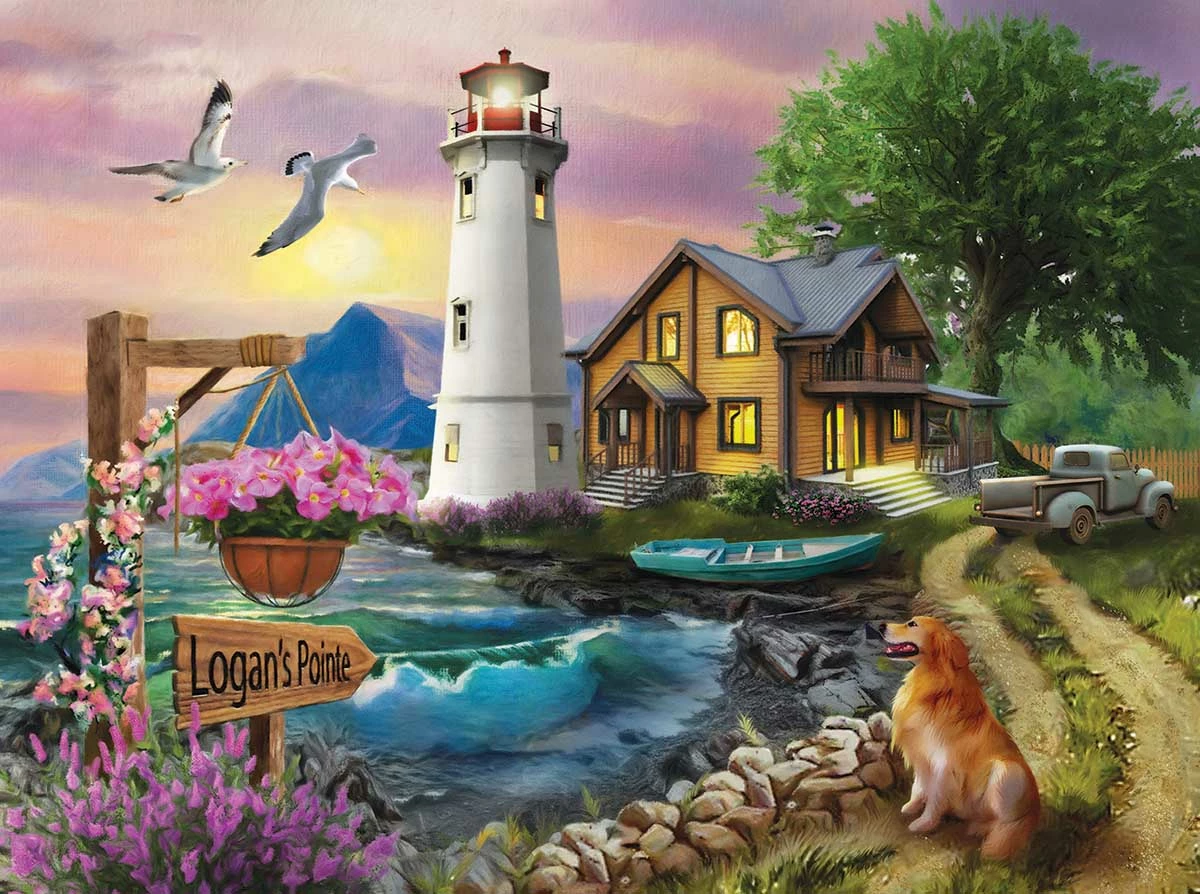 Cheap π SunsOut 1000 Pieces Logan's Pointe β€οΈ 3 Cheap π SunsOut 1000 Pieces Logan's Pointe β€οΈ