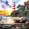 Hot Sale ✔️ SunsOut 1000 Pieces Lighthouse Harbor 😀 -BEACH & OCEAN Puzzles Shop 796780429253