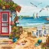 Best Sale 🔔 SunsOut 1000 Pieces Beach ☀️ Summer Cottage 🎁 -BEACH & OCEAN Puzzles Shop 796780629240