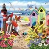 Hot Sale ⌛ SunsOut 1000 Pieces At Home By The Sea 🧨 -BEACH & OCEAN Puzzles Shop 796780630024