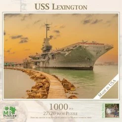 Buy 🎁 MI Puzzles 1000 Pieces USS Lexington 🥰