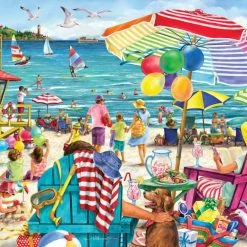 Cheapest ✔️ Vermont 🔔 Christmas Company 1000 Pieces Day At The Beach 🌟