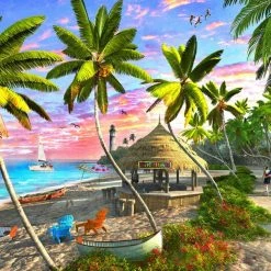 Best deal 🥰 Vermont 🎁 Christmas Company 1000 Pieces Paradise Sunset ⭐